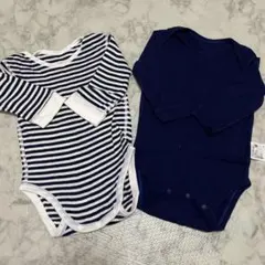 ユニクロ　長袖ロンパース2点セット　70cm