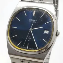 SEIKO セイコー メンズ腕時計 ネイビー文字盤 デイト ヴィンテージ レトロのサムネイル