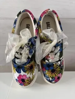 値下げ！新品未使用　花柄スニーカー　厚底