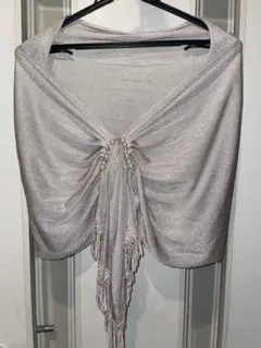 ストール(シルバー、無地) 結構式参列