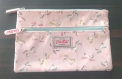 キャスキッドソン　ユニコーン柄ポーチ