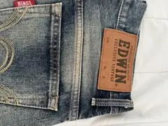 EDWIN デニムパンツ W L ダークブルー