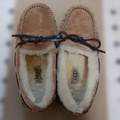 ♪UGG レディース23センチ　ボアモカシン スリッポン ♪