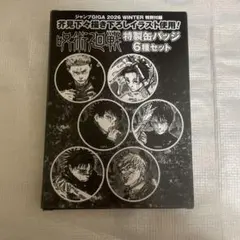ジャンプGIGA 2026WINTER 付録　缶バッジセット　呪術廻戦