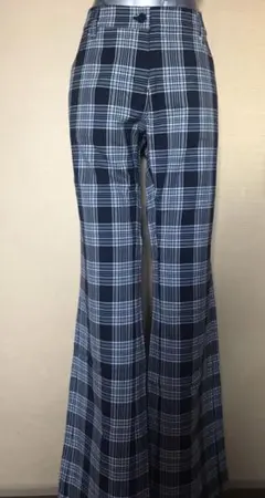 値下げ❣️マンシングウェア　ゴルフ　チェック柄　ロングパンツ　新品