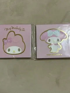 マイメロディ　サンリオ　マイメロ　スクエア　メモ　メモ帳