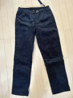 グラミチ ネイビーコーデュロイ カジュアルパンツ