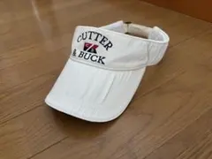 【訳あり特価】CUTTER & BUCK サンバイザー ホワイト 調整可のサムネイル