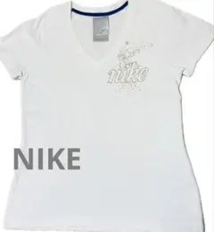 《迅速匿名発送》NIKE Ｖネック 半袖 Tシャツ ゴルフ レディース M