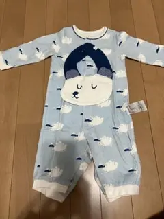 moimoln ロンパース 70サイズ ブルー