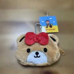 【新品】ハローキティ＆タイニーチャム ダイカットポーチ　サンキューマート