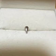 bloom K10WG 雫型ピアス 刻印有