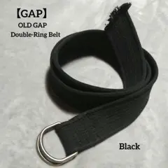【GAP】Y2K オールドギャップ ダブルリングベルト ブラックのサムネイル