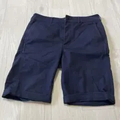 ikka ネイビー ショートパンツ Sのサムネイル