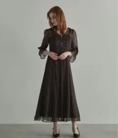ANDRESD アンドレスド 【 piping layered dress 】
