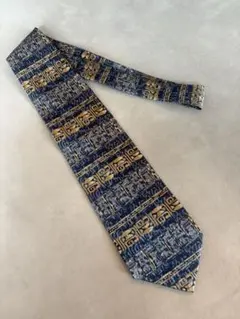 MACKINTOSH シルク ネクタイ 青金幾何学のサムネイル