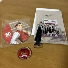 カプコンカフェ×逆転裁判 3rd Wポケットクリアファイル 成歩堂 御剣 