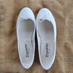 極美品 レペット カミーユ ホワイト 白 repetto バレエ - メルカリ