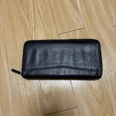 Lee 黒 レザー 長財布