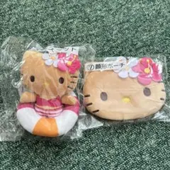 ハローキティ 1番くじ　マスコット　ポーチ　セット