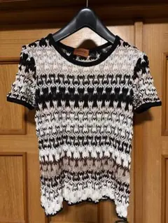 MISSONI 半袖 シャツ ジグザグ柄 サイズ表記40のサムネイル