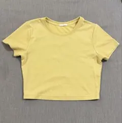 GU イエロー 半袖Tシャツ Sサイズ
