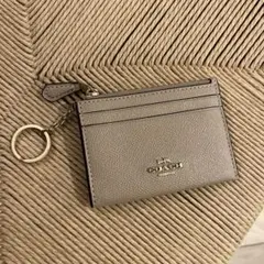 【美品】コーチ IDケース カード ・ コインケース 定期入れ　トープ