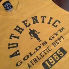 GOLD'S GYM タンクトップ L 黄色