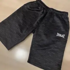 EVERLAST キッズハーフパンツ 150 ブラック ウエストゴム