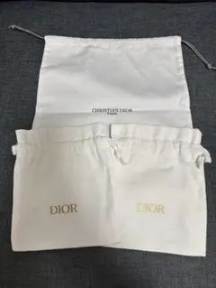 新品未使用　DIOR ディオール　巾着袋　3点セット