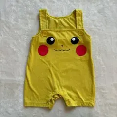 ピカチュウ ロンパース 80 ポケモン ベビー服 なりきり サロペットのサムネイル