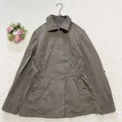 【ロートレアモン】 ドロスト ペプラム風 ステンカラー ジャケット (L)のサムネイル
