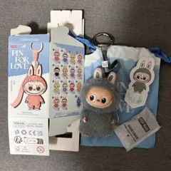 【正規品】【W】ラブブ ぬいぐるみ イニシャル PIN FOR LOVE