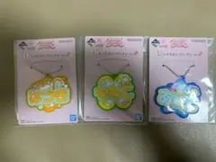 一番くじ　おジャ魔女どれみ　F賞　おなまえラバーチャーム　3種