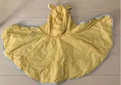 さらに値下げ【美品】ハッカベビーポンチョ　リバーシブルフード付き