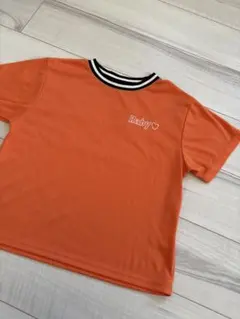 Raby ロゴプリント Tシャツ オレンジのサムネイル