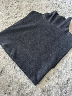 ザラ　ノースリーブ　ハイネック　ニット　ショートトップス　タートル