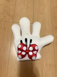 ミニーのファンキャップとグローブ 手袋 ミニーマウス (右手のみ