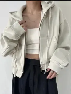 efu VINTAGE SHORT HOODIE