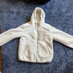 レディースフリースブルゾンホワイト