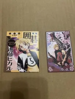 非売品】ヒカルの碁原画展 購入特典 雑誌風ノート・東京会場限定カード