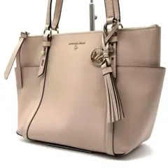 マイケルコース　トートバッグ　レザー　通勤　通勤　A4 ピンク