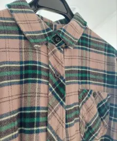 HEART MARKET 長袖チェックシャツ　ロング