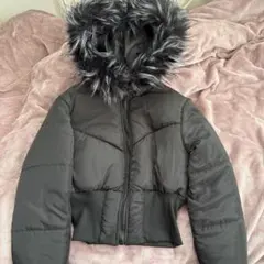 SHEIN ジャケット フード付きアウター ダウンジャケット