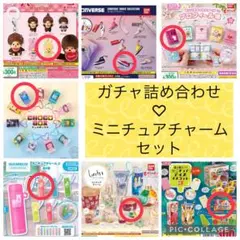 ガチャ詰め合わせ & ミニチュアチャーム まとめ売り‼︎ 8点 お得セット