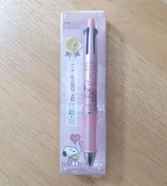 パイロット　スヌーピー　ドクターグリップ4+1　多機能ペン　ピンク　ボール0.7