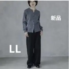 新品 しまむらMEGUMI　バギーパンツ LL カーブパンツ