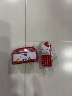 ハローキティ ミニチュアコレクション ボストンバッグ 電卓 キティ