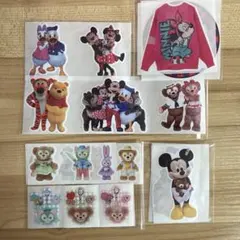 ロールシール　アメステ　お裾分け　ディズニー　グリッター　アメキャラ　ダッフィー