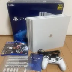 PS4 Pro 1TB グレイシャーホワイト CUH-7200B　B02